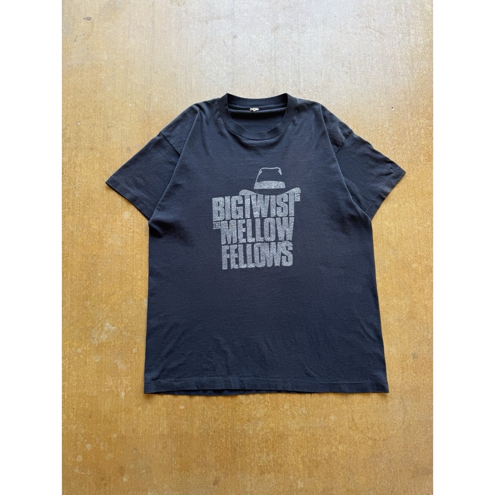 VTG 80s Big Twist and the Mellow Fellows Chicago Blues Band Tour T-Shirt (L)